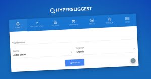 Hypersuggest keyword tool